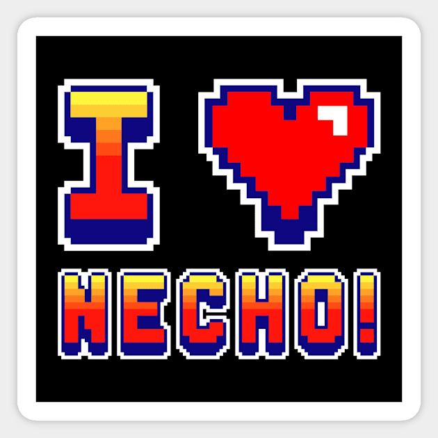 I love Necho Sticker by idjie